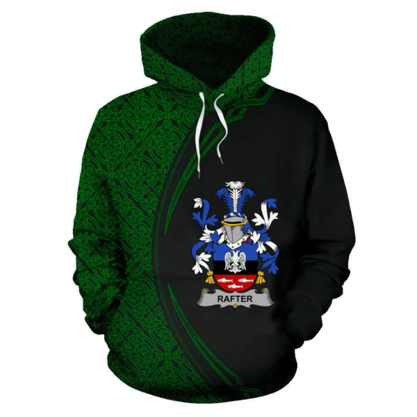 Ireland Hoodie - Rafter Irish Family Crest Hoodie - Celtic Circle Style - Image 2