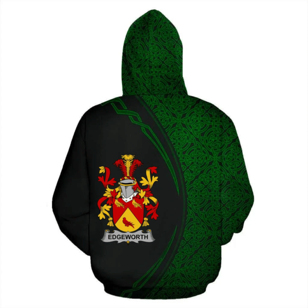 Ireland Hoodie - Edgeworth Irish Family Crest Hoodie - Celtic Circle Style - Image 3