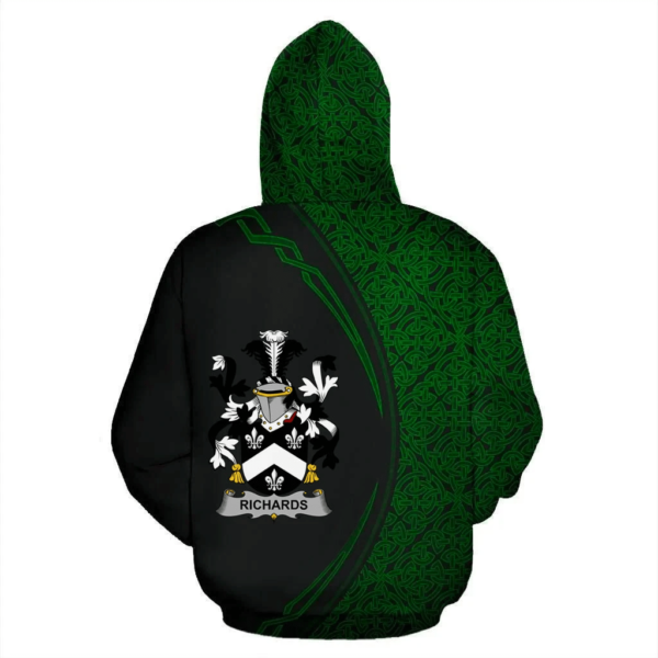 Ireland Hoodie - Richards Irish Family Crest Hoodie - Celtic Circle Style - Image 3