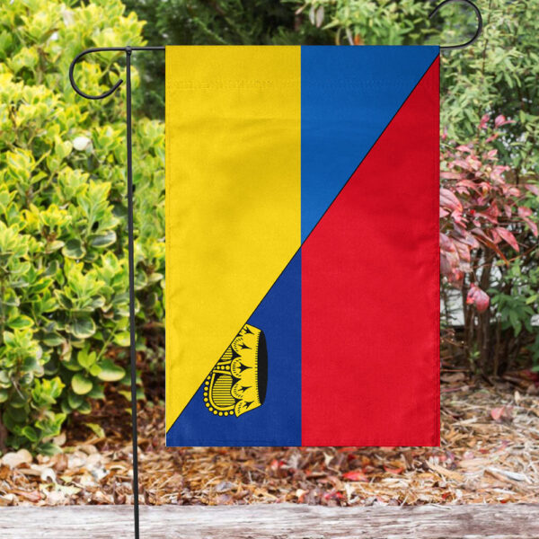 Liechtenstein Flag With Ukraine Flag - Image 2