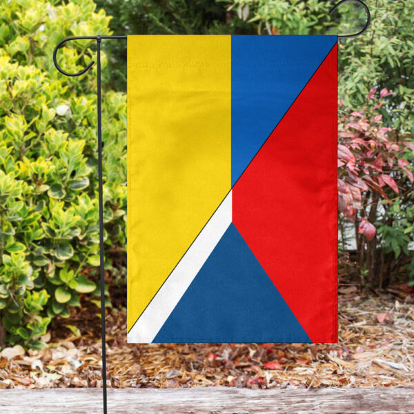 Czech Republic Flag With Ukraine Flag - Image 2