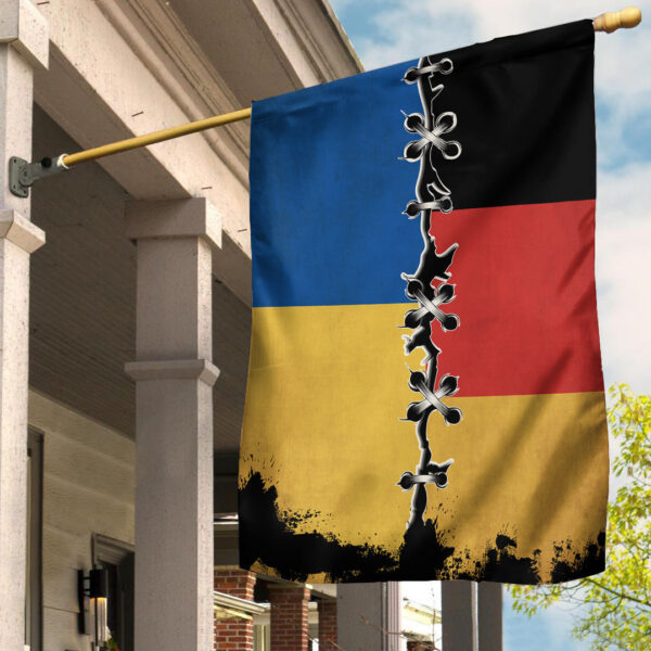 Germany Flag With Ukraine Flag - Image 3