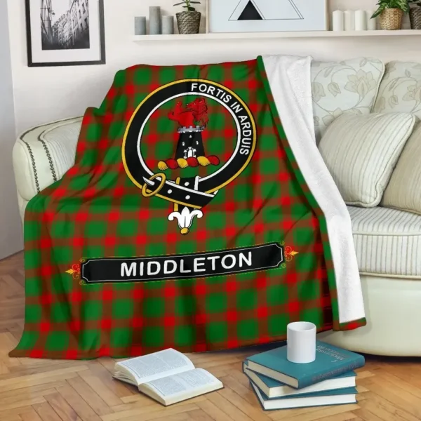 Middleton Crest Tartan Blanket, 3 Sizes - Image 2