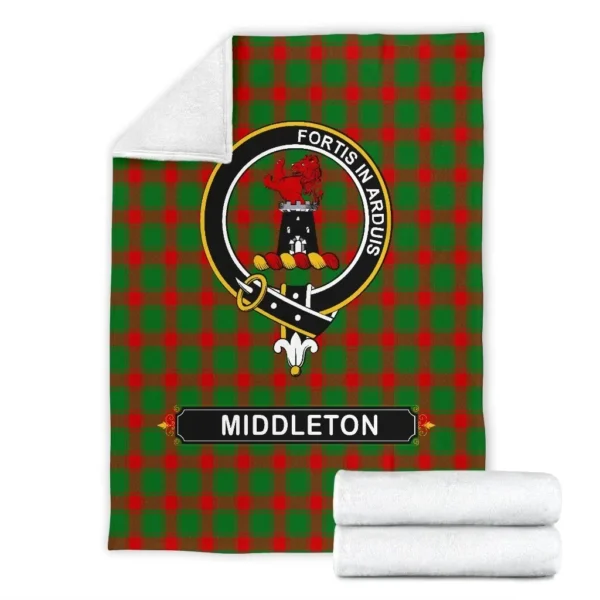 Middleton Crest Tartan Blanket, 3 Sizes