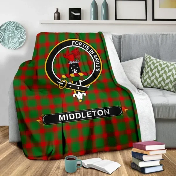 Middleton Crest Tartan Blanket, 3 Sizes - Image 4