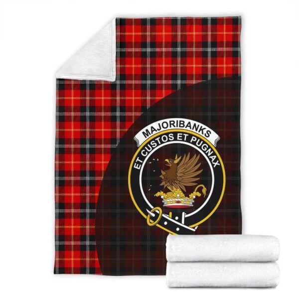 Marjoribanks Clan Blanket, Scottish Tartan Marjoribanks Clans Blanket Wave Style - Image 4