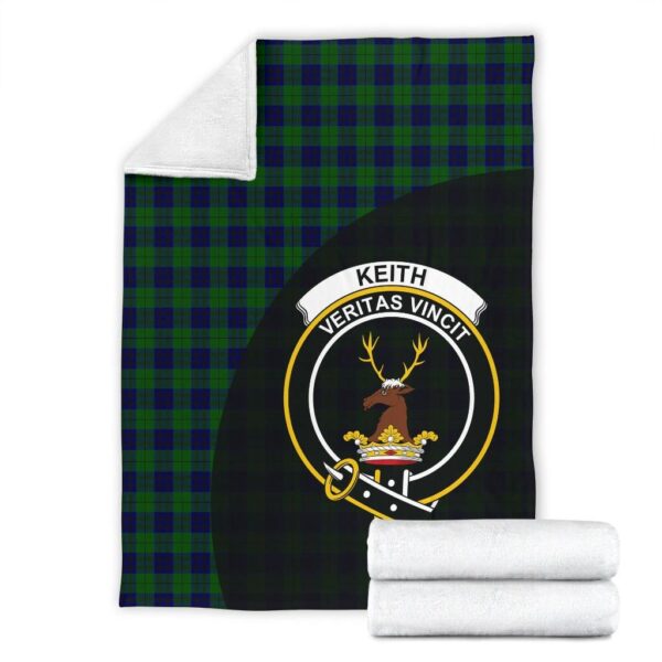 Keith Modern Clan Blanket, Scottish Tartan Keith Modern Clans Blanket Wave Style - Image 4