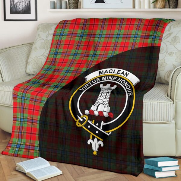 MacLean of Duart Modern Clan Blanket, Scottish Tartan MacLean of Duart Modern Clans Blanket Wave Style - Image 2