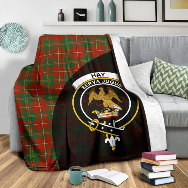 Hay Ancient Clan Blanket, Scottish Tartan Hay Ancient Clans Blanket Wave Style - Image 3