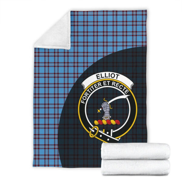 Elliot Ancient Clan Blanket, Scottish Tartan Elliot Ancient Clans Blanket Wave Style - Image 4