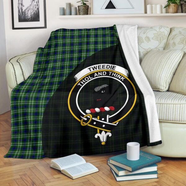 Tweedside District Clan Blanket, Scottish Tartan Tweedside District Clans Blanket Wave Style