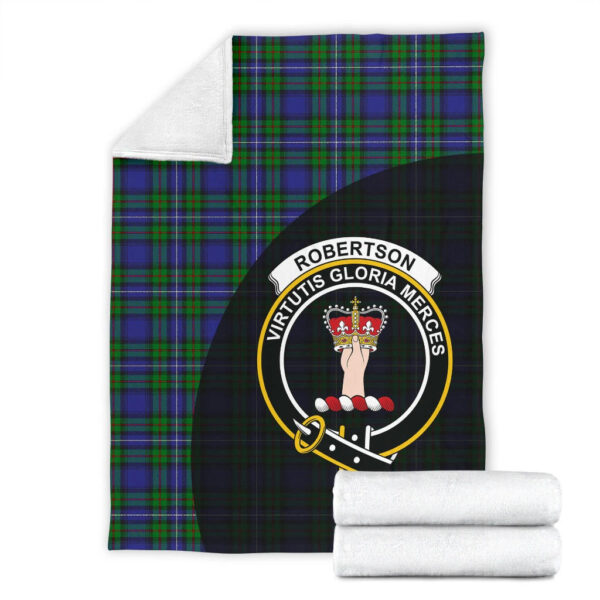 Robertson Hunting Modern Clan Blanket, Scottish Tartan Robertson Hunting Modern Clans Blanket Wave Style - Image 4