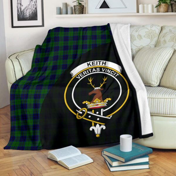 Keith Modern Clan Blanket, Scottish Tartan Keith Modern Clans Blanket Wave Style