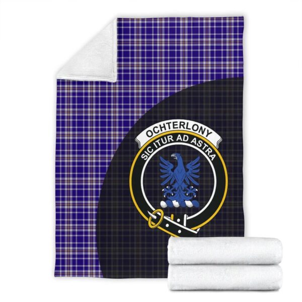 Ochterlony Clan Blanket, Scottish Tartan Ochterlony Clans Blanket Wave Style - Image 4