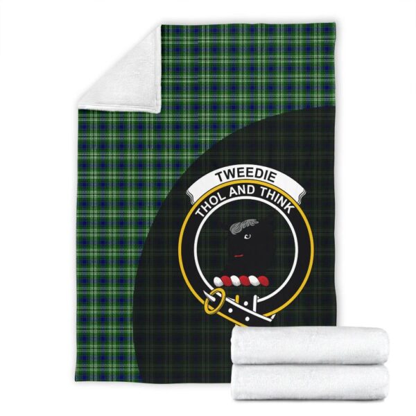 Tweedside District Clan Blanket, Scottish Tartan Tweedside District Clans Blanket Wave Style - Image 4