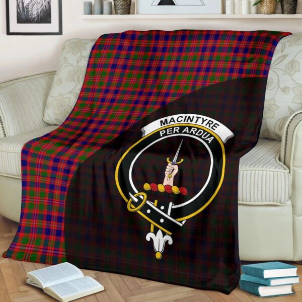 MacIntyre Modern Clan Blanket, Scottish Tartan MacIntyre Modern Clans Blanket Wave Style - Image 2