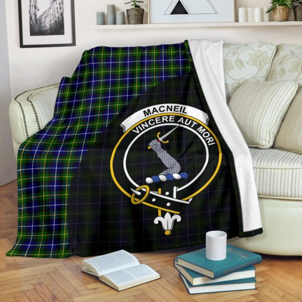 MacNeill of Barra Modern Clan Blanket, Scottish Tartan MacNeill of Barra Modern Clans Blanket Wave Style