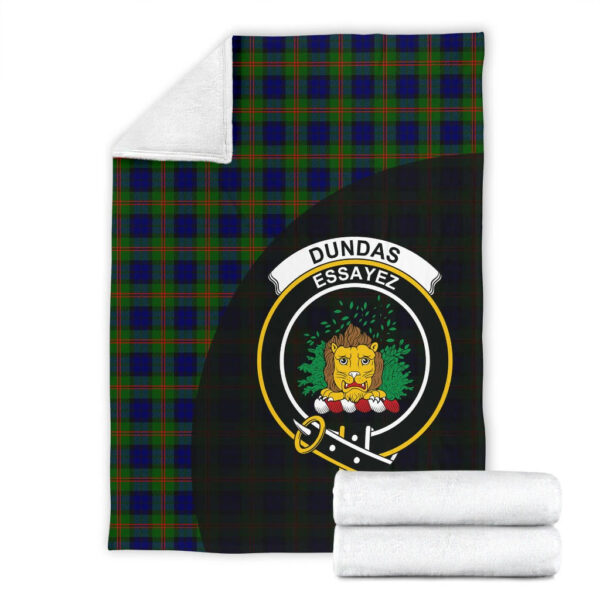 Dundas Modern 02 Clan Blanket, Scottish Tartan Dundas Modern 02 Clans Blanket Wave Style - Image 4