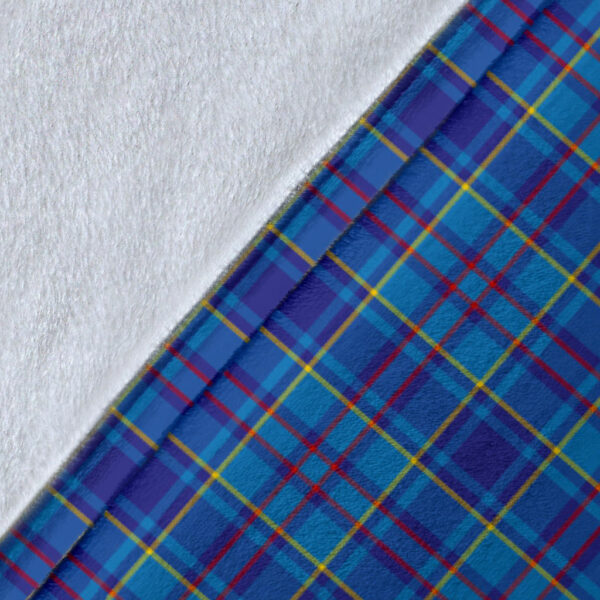 Mercer Modern Clan Blanket, Scottish Tartan Mercer Modern Clans Blanket Wave Style - Image 5