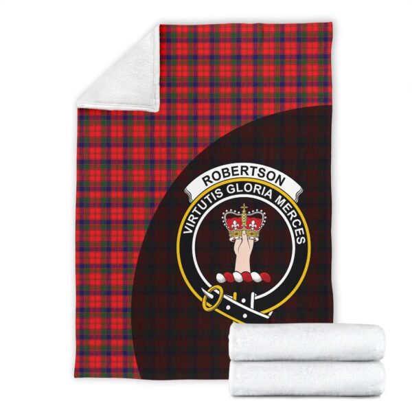 Robertson Modern Clan Blanket, Scottish Tartan Robertson Modern Clans Blanket Wave Style - Image 4