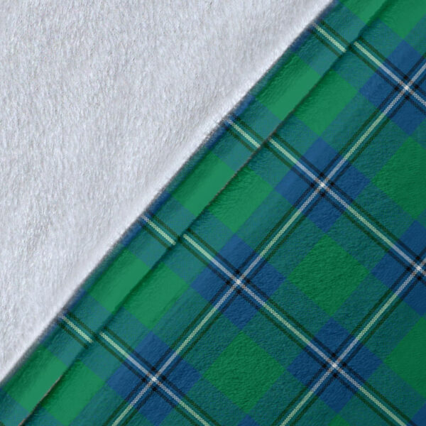 Irvine Ancient Clan Blanket, Scottish Tartan Irvine Ancient Clans Blanket Wave Style - Image 5