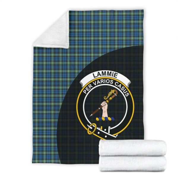 Lamont Ancient Clan Blanket, Scottish Tartan Lamont Ancient Clans Blanket Wave Style - Image 4