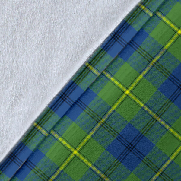 Johnston Ancient Clan Blanket, Scottish Tartan Johnston Ancient Clans Blanket Wave Style - Image 5