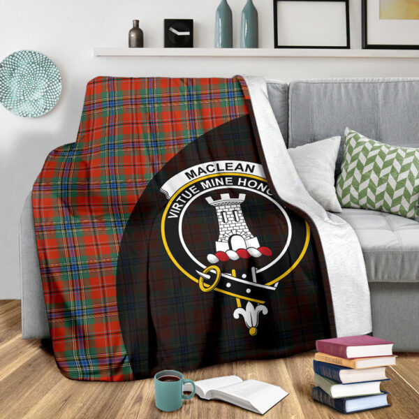 MacLean of Duart Ancient Clan Blanket, Scottish Tartan MacLean of Duart Ancient Clans Blanket Wave Style - Image 3