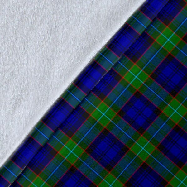 Sempill Modern Clan Blanket, Scottish Tartan Sempill Modern Clans Blanket Wave Style - Image 5