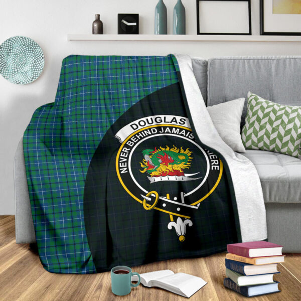 Douglas Ancient Clan Blanket, Scottish Tartan Douglas Ancient Clans Blanket Wave Style - Image 3