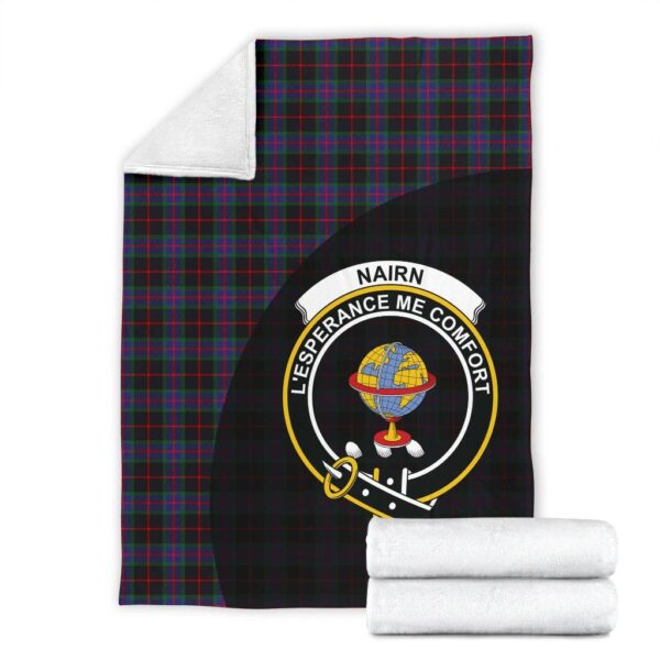 Nairn Clan Blanket, Scottish Tartan Nairn Clans Blanket Wave Style - Image 4