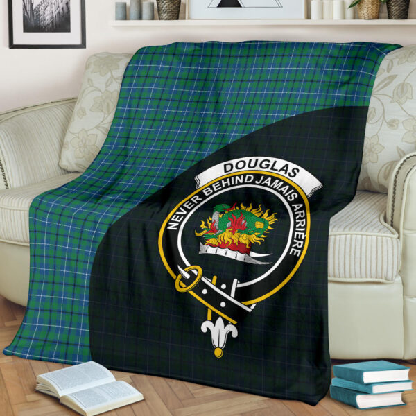 Douglas Ancient Clan Blanket, Scottish Tartan Douglas Ancient Clans Blanket Wave Style - Image 2