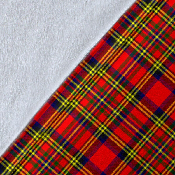 Hepburn Clan Blanket, Scottish Tartan Hepburn Clans Blanket Wave Style - Image 5