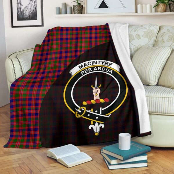 MacIntyre Modern Clan Blanket, Scottish Tartan MacIntyre Modern Clans Blanket Wave Style