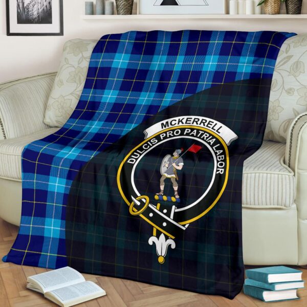 McKerrell Clan Blanket, Scottish Tartan McKerrell Clans Blanket Wave Style - Image 2