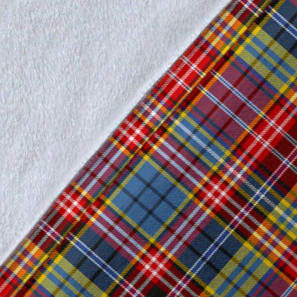 Ogilvie of Airlie Ancient Clan Blanket, Scottish Tartan Ogilvie of Airlie Ancient Clans Blanket Wave Style - Image 5