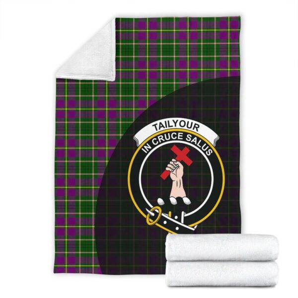 Taylor Clan Blanket, Scottish Tartan Taylor Clans Blanket Wave Style - Image 4