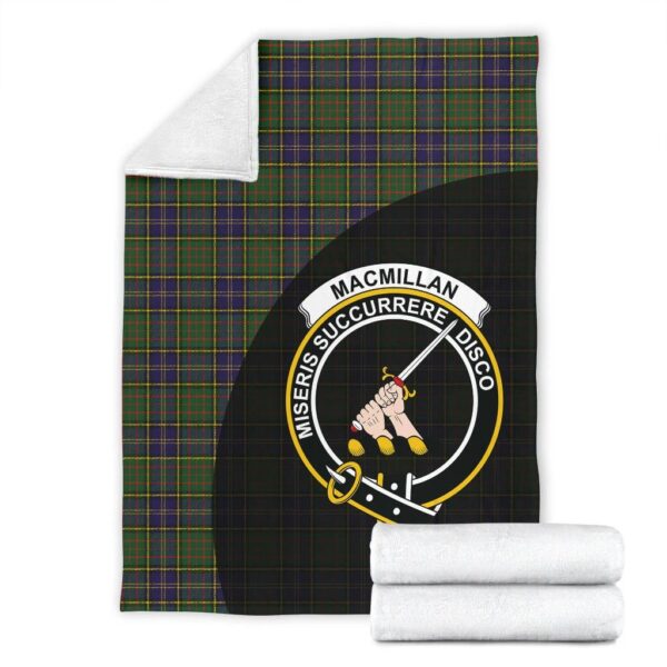 MacMillan Hunting Modern Clan Blanket, Scottish Tartan MacMillan Hunting Modern Clans Blanket Wave Style - Image 4