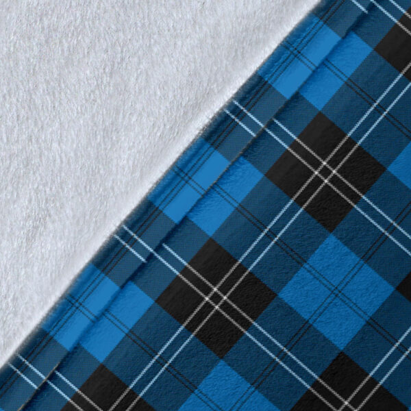 Ramsay Blue Ancient Clan Blanket, Scottish Tartan Ramsay Blue Ancient Clans Blanket Wave Style - Image 5