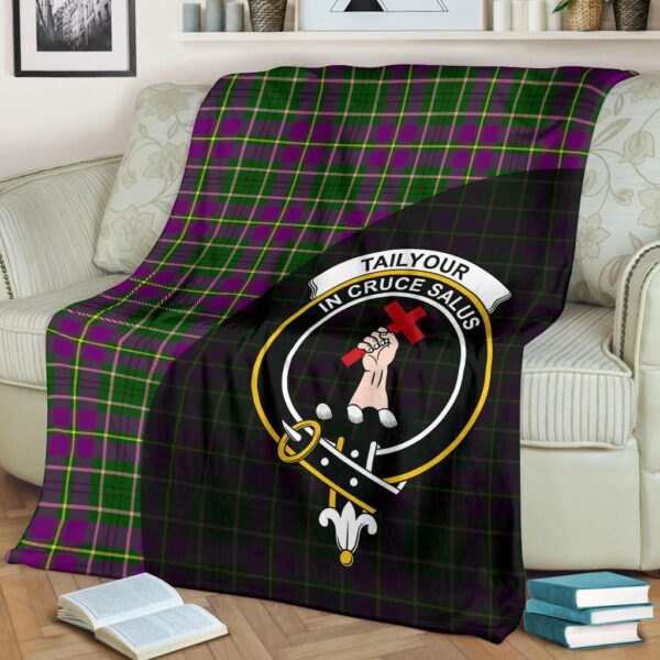 Taylor Clan Blanket, Scottish Tartan Taylor Clans Blanket Wave Style - Image 2