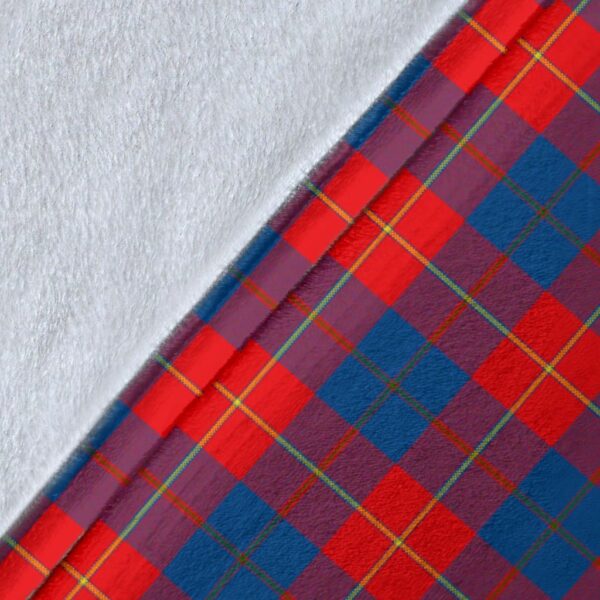 Galloway Red Clan Blanket, Scottish Tartan Galloway Red Clans Blanket Wave Style - Image 5