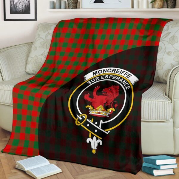 Moncrieffe Clan Blanket, Scottish Tartan Moncrieffe Clans Blanket Wave Style - Image 2