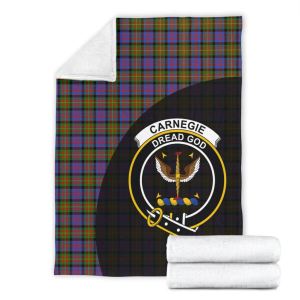 Carnegie Ancient Clan Blanket, Scottish Tartan Carnegie Ancient Clans Blanket Wave Style - Image 4