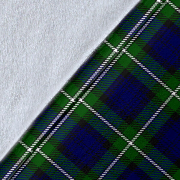 Forbes Modern Clan Blanket, Scottish Tartan Forbes Modern Clans Blanket Wave Style - Image 5