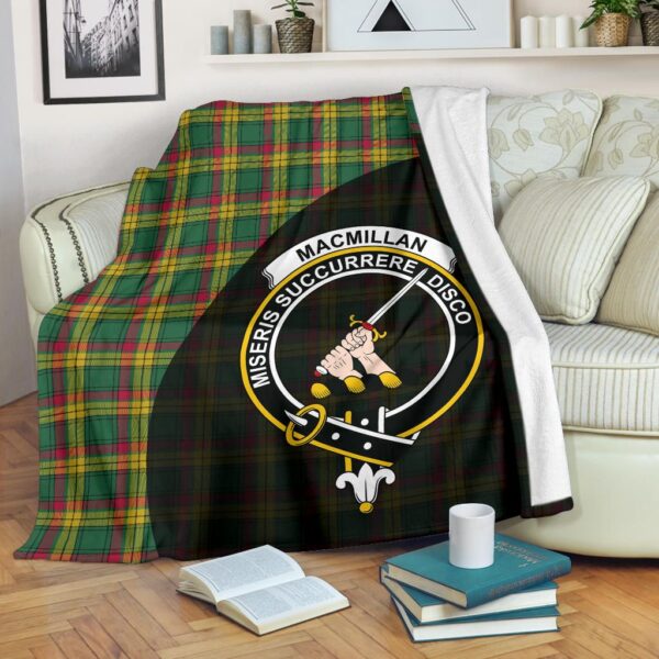 MacMillan Old Ancient Clan Blanket, Scottish Tartan MacMillan Old Ancient Clans Blanket Wave Style