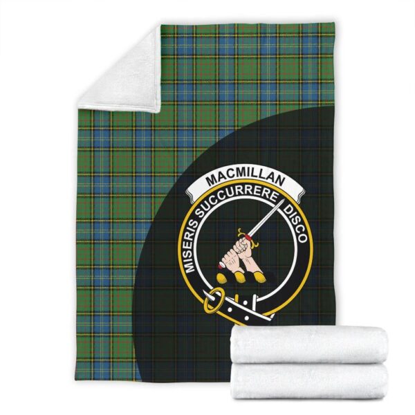 MacMillan Hunting Ancient Clan Blanket, Scottish Tartan MacMillan Hunting Ancient Clans Blanket Wave Style - Image 4