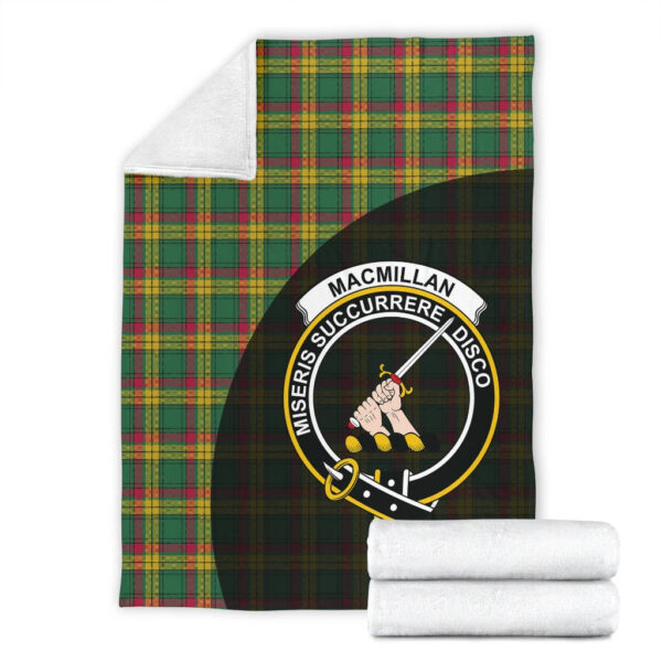 MacMillan Old Ancient Clan Blanket, Scottish Tartan MacMillan Old Ancient Clans Blanket Wave Style - Image 4