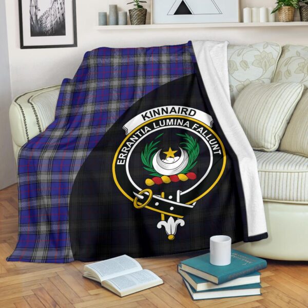 Kinnaird Clan Blanket, Scottish Tartan Kinnaird Clans Blanket Wave Style