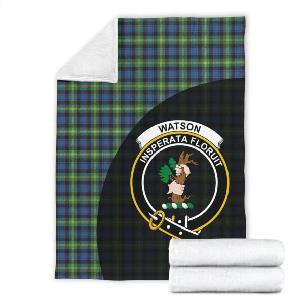 Watson Ancient Clan Blanket, Scottish Tartan Watson Ancient Clans Blanket Wave Style - Image 4