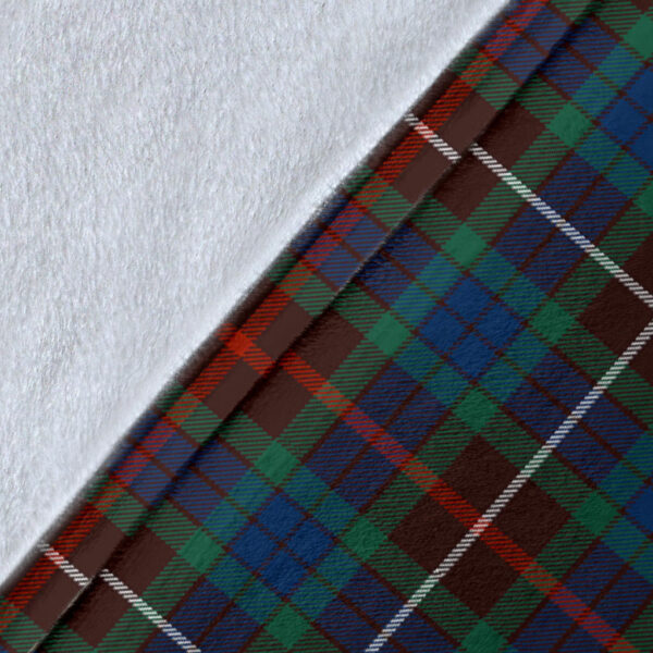 Fraser Hunting Ancient Clan Blanket, Scottish Tartan Fraser Hunting Ancient Clans Blanket Wave Style - Image 5